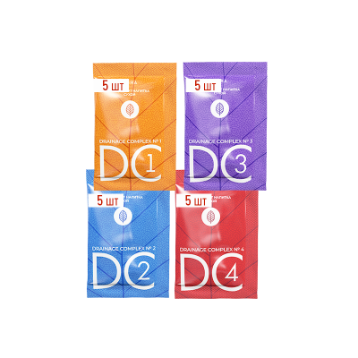 Набор «Всегда в форме» — комплексная детоксикация: печень, почки, лимфа, лёгкие (4 дренажных комплекса)